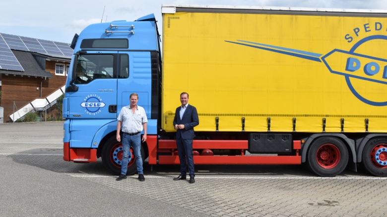 Besuch bei der Spedition Dold in Buchenbach Besuch bei der Spedition Dold in Buchenbach